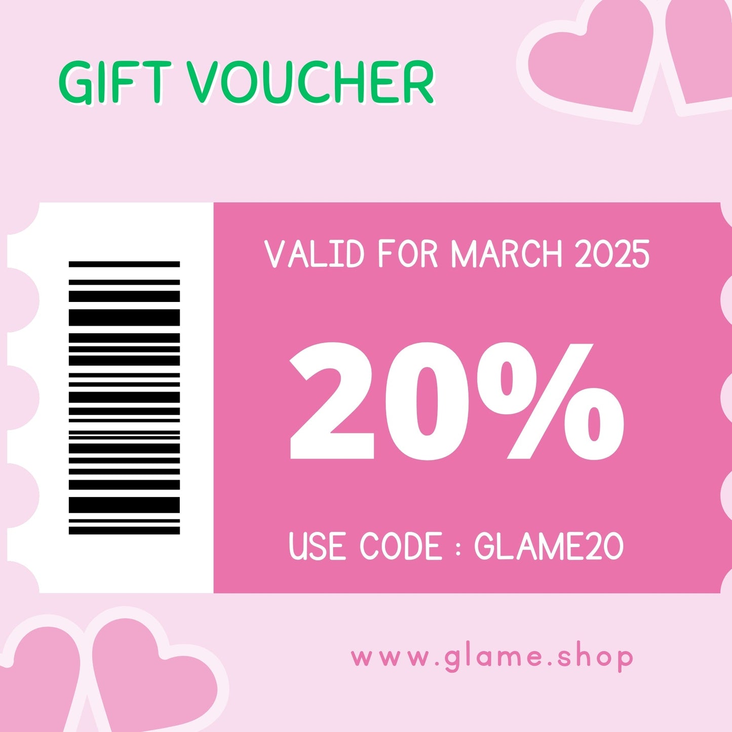 Glame Special Gift Cards